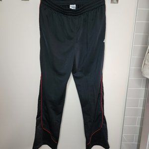 Men's Adidas Basketball Style Sweatpants with Red Lining - Size Large